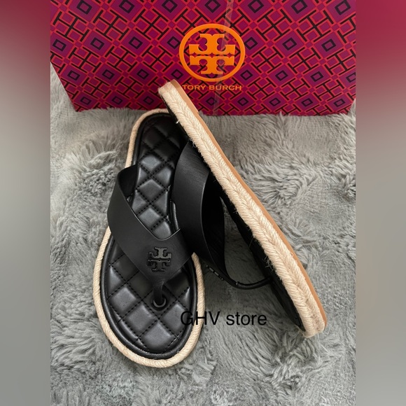Tory burch Quilted Espadrilles Thong - Picture 3 of 7